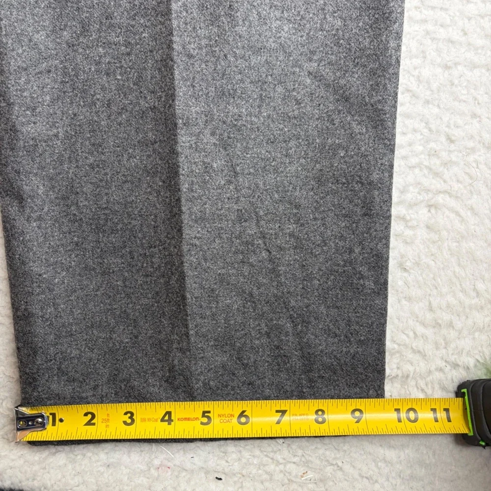 Gap Mens Recycled Wool Dress Pants 38x32 (36x31) Gray loose fit Trousers 122943